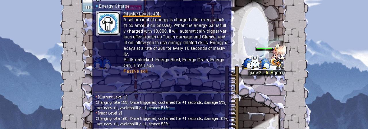 EnergyCharge masterlevel 40
